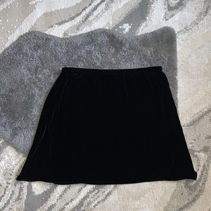 Eddie Bauer Black Velvet skirt